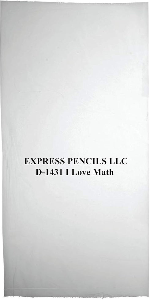 Express Pencils D1431 I Love Math - 36 Qty Package - School Pencils...