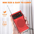 Goodes NOAA Weather Radio AM FM, Transistor Radio with Loud Speaker, Headphone Jack, 2AA Battery Operated Radio for Long Range Reception, Portable...