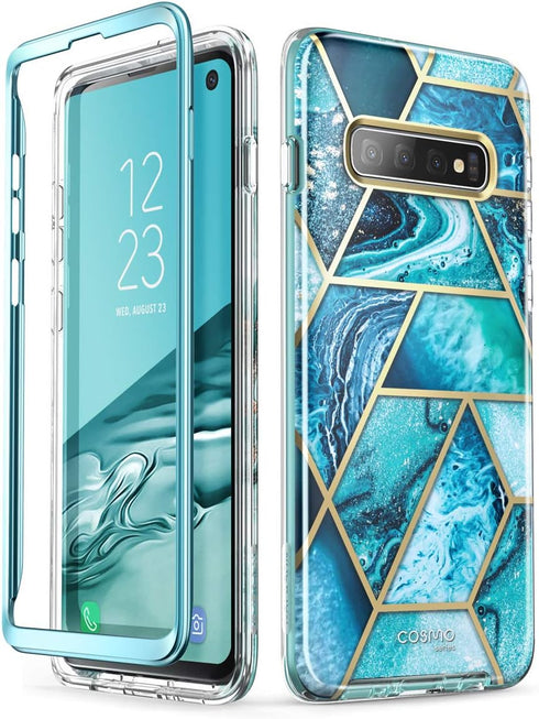 i-Blason Cosmo Series Designed for Samsung Galaxy S10 Case, Stylish Full-Body Protective Bumper Case Without Built-in Screen Protector for Galaxy ...