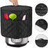 Luxja Dust Cover Compatible with 8 Quart Instant Pot, Cloth Cover with Pockets Fits Instant Pot (8 Quart) and Extra Accessories, Black Quilted Fab...