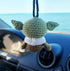 Alien, Car Mirror Hanging Decorations, Crochet Handmade Car Rear View Mirror Holder Hanging Accessories, Bag Ornament....