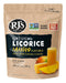 RJ's Soft Australian Licorice, Natural Mango Flavor, Resealable Bag, 7.05 Ounce (1-Pack) | Non-GMO, No Palm Oil, Plant Based | Soft & Chewy Licori...