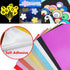 UCEC Glitter Cardstock Paper, 50 Sheets 10 Colors, Self-Adhesive Sparkly Paper for Card Making, Glitter Paper for Craft DIY Child's Projects Hallo...