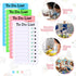 4 Pieces Kids Chore Chart To Do List Checklist Board ADHD Tools for Kids Daily Routine Chart with Markers Stickers Detachable Cardstock for Home R...