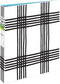 Avery Durable View 3 Ring Binder, 1 Inch Round Rings, Black and White Plaid, 1 Fashion Binder (26742)...