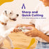Dudi Pet Nails Clippers for Cats and Nail File - Cat Nail Trimmers with Lock Guard - Razor Sharp Grooming Clipper Trimmer Blades for All Breed Siz...
