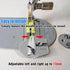 TOOVREN 8pcs Rolled Hem Presser Foot, Sewing Rolled Hemmer Foot, 3mm-10mm 8 Sizes Wide Rolled Hem Foot Set, Seam Guide, Universal Presser Foot for...