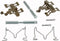 ACDelco Gold 18K1820X Rear Disc Brake Caliper Hardware Kit with Clips, Springs, and Pins...