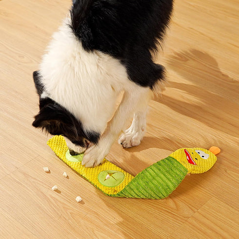 Sedioso Dog Toy Pack for Large Dogs, (3-Pack) Stuffless Dog Toys for Aggressive Chewers, Extra Long Durable Squeaky Dog Toy, Dog Puzzle Toy for Sm...