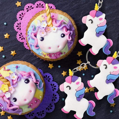 ArtCreativity Unicorn Rubber Keychains, Set of 12, Fun Key Chains for Backpack, Purse, Luggage, Unicorn Birthday Party Favors for Kids, Goodie Bag...