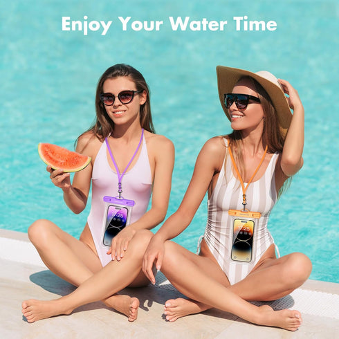 UNBREAKcable Waterproof Phone Pouch, IPX8 Universal Waterproof Phone Case Dry Bag with Lanyard for iPhone 14 13 12 11 Pro Max XR X XS SE 8 Plus Sa...