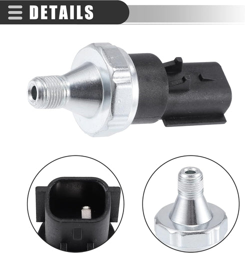 Motoforti Engine Oil Pressure Sensor Switch, Oil Pressure Sensor, for Dodge Journey 2009-2020, ABS + Aluminum, 5033317AB 68003360AA, Black Silver ...
