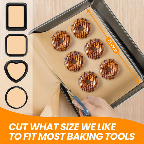 Silicone Baking Mat Roll - Best German Silicone - Heat Resistant Baking Macaron Bread Mat, Non-stick Pastry Mat, Reusable Dough Rolling Mat, Non S...