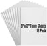 Houseables EVA Foam Sheets, Craft, Cosplay, 6mm Thick, White, 10 Pack, 9 X 12 Inch, Art Supplies, Paper Scrapbooking, Crafting Foams, Foamie Craft...