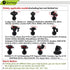S30 Dash Cam Suction Mount (2nd Gen) with 10pcs Joints for REXING,Z-Edge,Old Shark,YI,KDLINKS,Falcon Zero,Transcend,Crosstour,VANTRUE,GoPro Hero a...