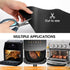 Aieve Air Fryer Liners for Ninja Foodi Air Fryer, 12"X12" Reusable Toaster Oven Liners for Bottom of Oven, Non-Stick Heat Resistant Oven Mat Compi...