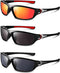 TOODOO 3 Pairs Sport Polarized Sunglasses for Cycling Driving Fishing TAC Lens Sunglasses for Men Women Youth Baseball Running Golf Motorcycle...