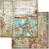 STAMPERIA INTERNATIONAL, KFT PAPER PAD 12X12 10PK SEA WORLD, 30.5 x 30.5 (12" x 12"), Multicoloured...