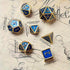 7 Pieces Metal DND Dice Set Retro D&D Polyhedral Dice with Flannel Bag for DND Dungeons and Dragons Role Playing Games (Red&Gold)...
