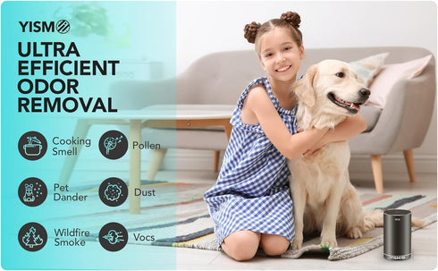 Clean Air Freshener and Odor Eliminator. Travel Size Electric Fragrance Diffuser Removes Pet, Smoke and Other Odors. Smart-Touch USB Charge. Home,...