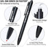 ParKoo Gel Pens Quick Dry Ink Fine Point 0.7mm, Retractable Rolling Ball Black Ink Pen, Clicker Pens Set for Journaling Notetaking Drawing Sketchi...