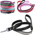 Scicalife PU Leather Dog Leash Training Walking Pet Leash Products Colorful Walking Leashes with Sparkly Studded Rhinestone for Cats or Dogs (Blac...