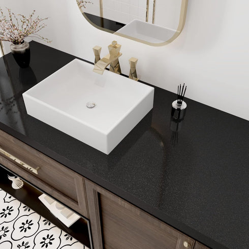 Glossy Black Contact Paper Peel and Stick Shiny Glitters Countertop Contact Paper Self Adhesive Removable Wallpaper for Cabinets 15.75" x 118" Wat...