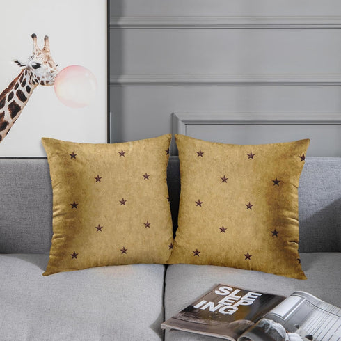 Emvency Throw Pillow Cover Rustic Americana Primitive Country Christmas Holidays Decorative Pillow Case Home Decor Square 18 x 18 Inch Pillowcase...