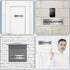 No Soliciting Sign for House Door 7.0" x 2.0" Signs for Business Home Office Wall with Strong Self Adhesive Aluminum Metal Signboard Keep Solicito...