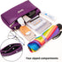 Women Small Handbags Square Leather Crossbody Bags Multi Pocket Shoulder Bag Ladies Elegant Change Purse...