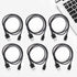 Smays USB Type C Cable USB-A to USB-C Charging Cable 6 ft Multipack, 6-Pack...