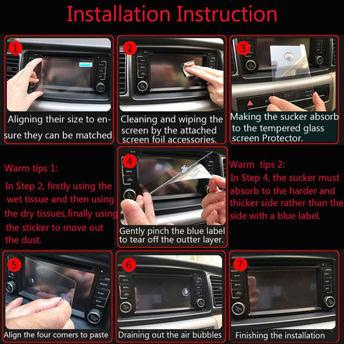 TTCR-II Tempered Glass Screen Protector 8-Inch Compatible with Chevrolet Malibu Premier 2016-2025, LS/RS 2019-2025, for Equinox Premier 2018-2024,...
