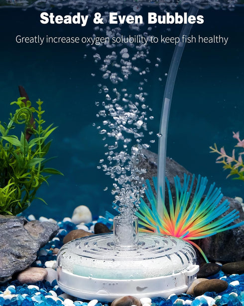 Pawfly Large Aquarium Sponge Filter, Internal Fish Tank Filter with Foam and Filter Balls Detachable Submersible Filter for 20-40 Gallon Fish Tank...