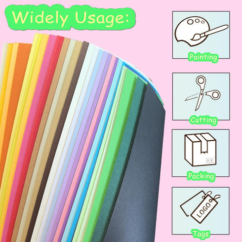60 Sheets Colorful Cardstock Paper, 30 Color 180 GSM/67LB Thick Paper for Crafts, Card-making, Art-Painting and Printing...