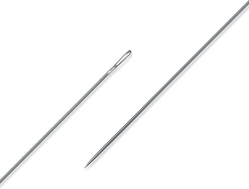 Dritz 154 Doll Hand Needles, Long, 5-Inch (2-Count) Nickel...