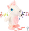 Hopearl Talking Unicorn Repeats What You Say Walking Electric Interactive Animated Toy Speaking Plush Buddy Gifts for Toddlers Birthday, 9.5''...