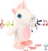 Hopearl Talking Unicorn Repeats What You Say Walking Electric Interactive Animated Toy Speaking Plush Buddy Gifts for Toddlers Birthday, 9.5''...