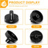 AMI PARTS 8273103 Gas Range Stove Knobs Fit for Whirlpool Stove Knobs Replacements AP6012363 8273107 8273111 ER8273103 (4-Pack,Black) for Whirlpoo...