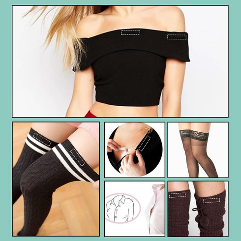 Clothing Body Tape for Women, Double Sided Tape for Fashion, Strong Adhesive Transparent Clear Tape for All Skin Tones...