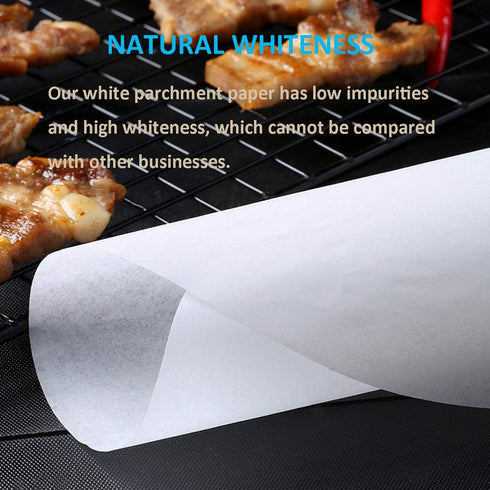 8 Inch Parchment Paper Rounds 200 Sheet for Baking, Heavy Duty Air Fryer Liners Nonstick, Uses for Baking Cookies, Bread, Meat, Pizza, Toaster Ove...