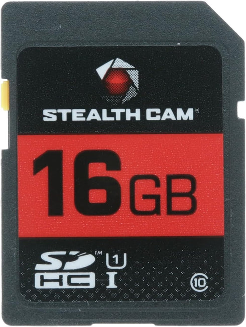 STEALTH CAM SD Card - High-Speed Data Transferring Storage Game Trail Hunting Scouting Photo Video Recording Cameras, SDHC 16GB SD Memory Card...