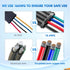 Nilight 4Pin Way Electrical Wire Connector 10 Pack 16AWG Male Female Plug Socket Quick Disconnect Waterproof Plug Play 1.5mm Series Terminal for C...