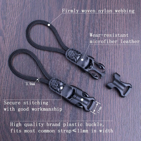 Camera Strap Quick Release QD Loops Connector for DSLR SLR Cameras Neck Shoulder Strap Binoculars Adapter Connect Connectio(Medium Thick Rope)...