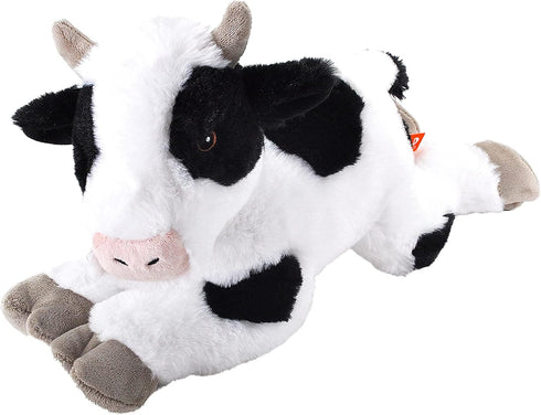 Wild Republic Ecokins, Cow, Stuffed Animal, 12 inches, Gift for Kids, Plush Toy, Made from Spun Recycled Water Bottles, Eco Friendly, Child’s Room...