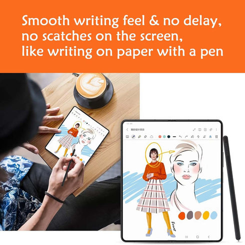 Galaxy Z Fold 5/6 S Pen Fold Edition for Samsung Galaxy Z Fold 5/6 5G S Pen Galaxy Slim S Pen 5/6 Fold Edition Stylus EJ-PF946BBEGWW with Adaptors...