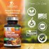 Pure Cinnamon Capsules, Certified Organic Ceylon Cinnamon Pills, Non-GMO, Gluten-Free, Dairy-Free, Sri Lanka Cinnamon Powder Supplement, Best Vega...