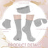 Bencailor 6 Pairs Tabi Split Toe Socks Ruffle Frilly Tabi Socks Elastic Cotton Sandal Socks for Men Women...