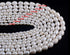 Pearls Beads for Jewelry Making 100pcs 8-9mm Natural Genuine Real Freshwater Cultured Pearl White Rice Oval Loose Gemstone Bead Holes 0.7mm DIY Cr...