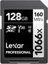 Lexar 128GB Professional 1066x SD Card, UHS-I, C10, U3, V30, Full HD, 4K, Up To 160MB/s Read SDXC Memory Card, for DSLR & Mirrorless Cameras (LSD1...