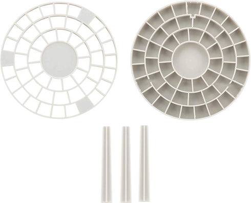 Creative Mark Brush Crate Brush Storage Holder - Brush Crate for Painting, Artists, Drying, & More! - Beige - 2 Pack...